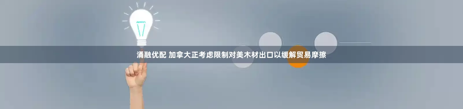 涌融优配 加拿大正考虑限制对美木材出口以缓解贸易摩擦